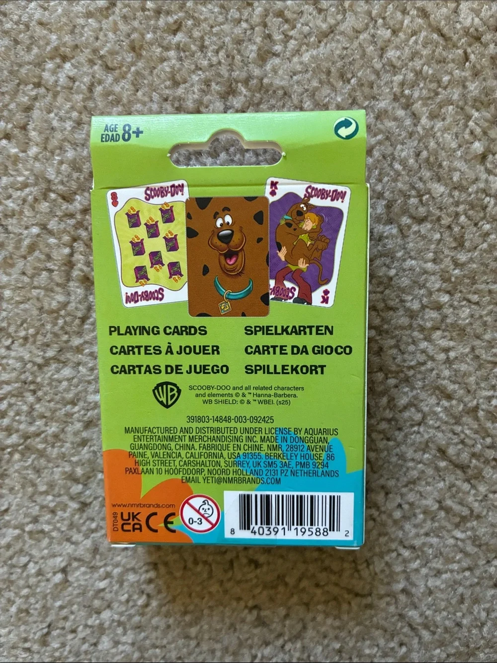 Warner Bros Scooby-Doo! Playing Cards